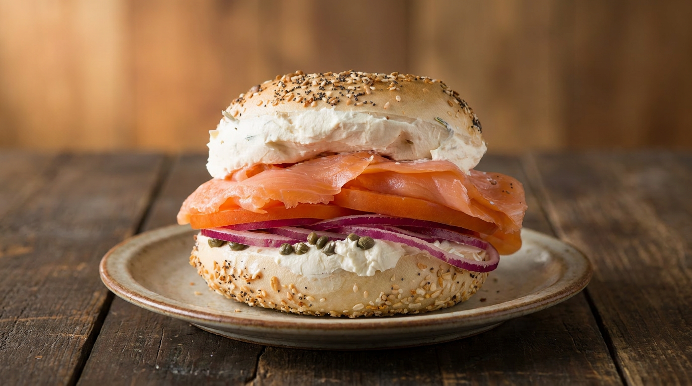Catering spread from NYC Bagel and Coffee House